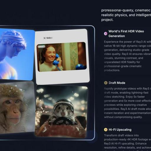 Ray3 AI Video