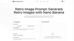 Retro Image Prompt - AI tool for productivity