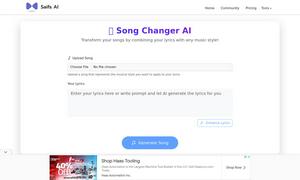 Song Changer AI Website