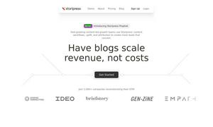 Storipress Website