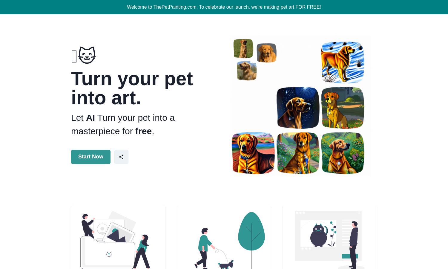 The Pet Painting Website