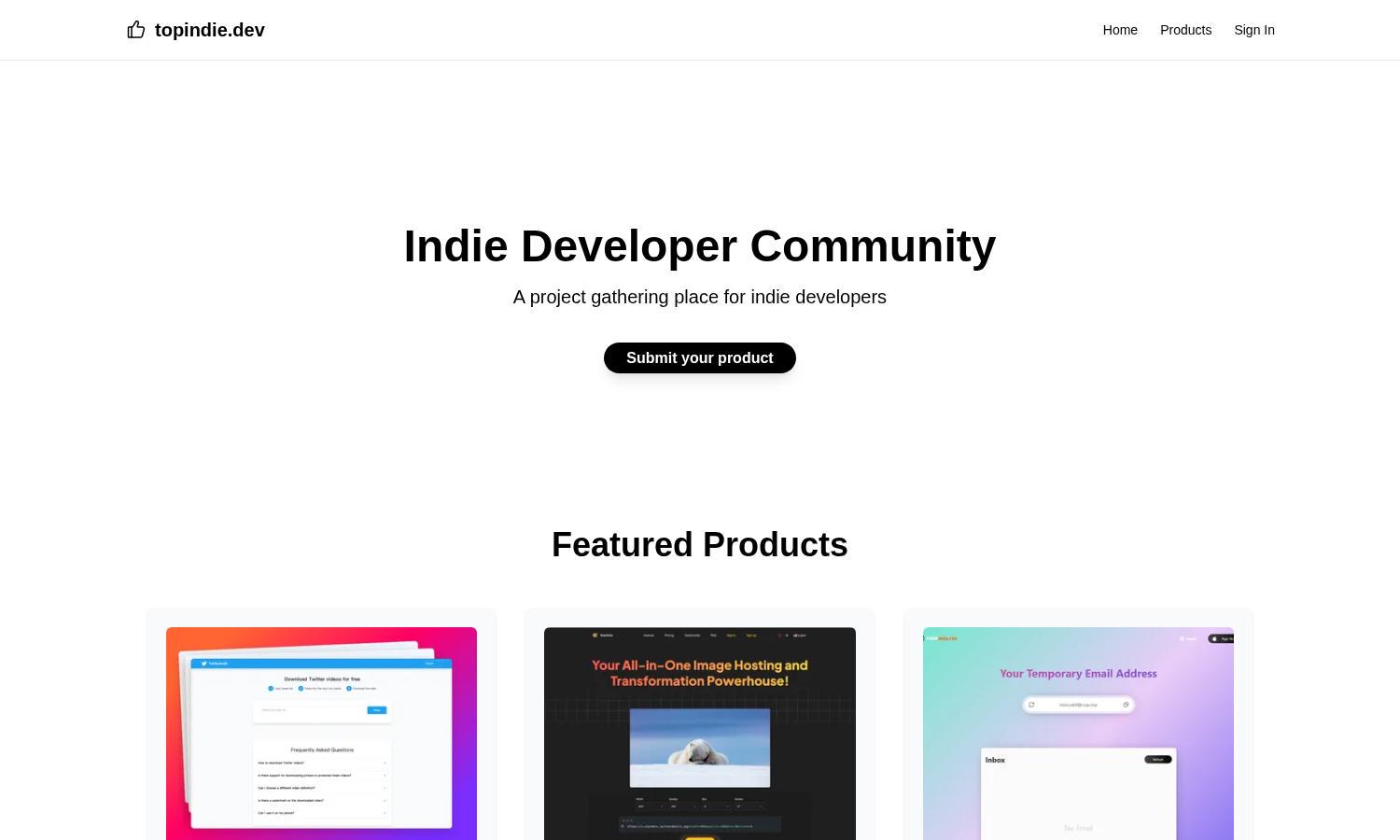 Top Indie Website