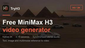 TryH3 - MiniMax H3 Video Generator - AI tool for Video