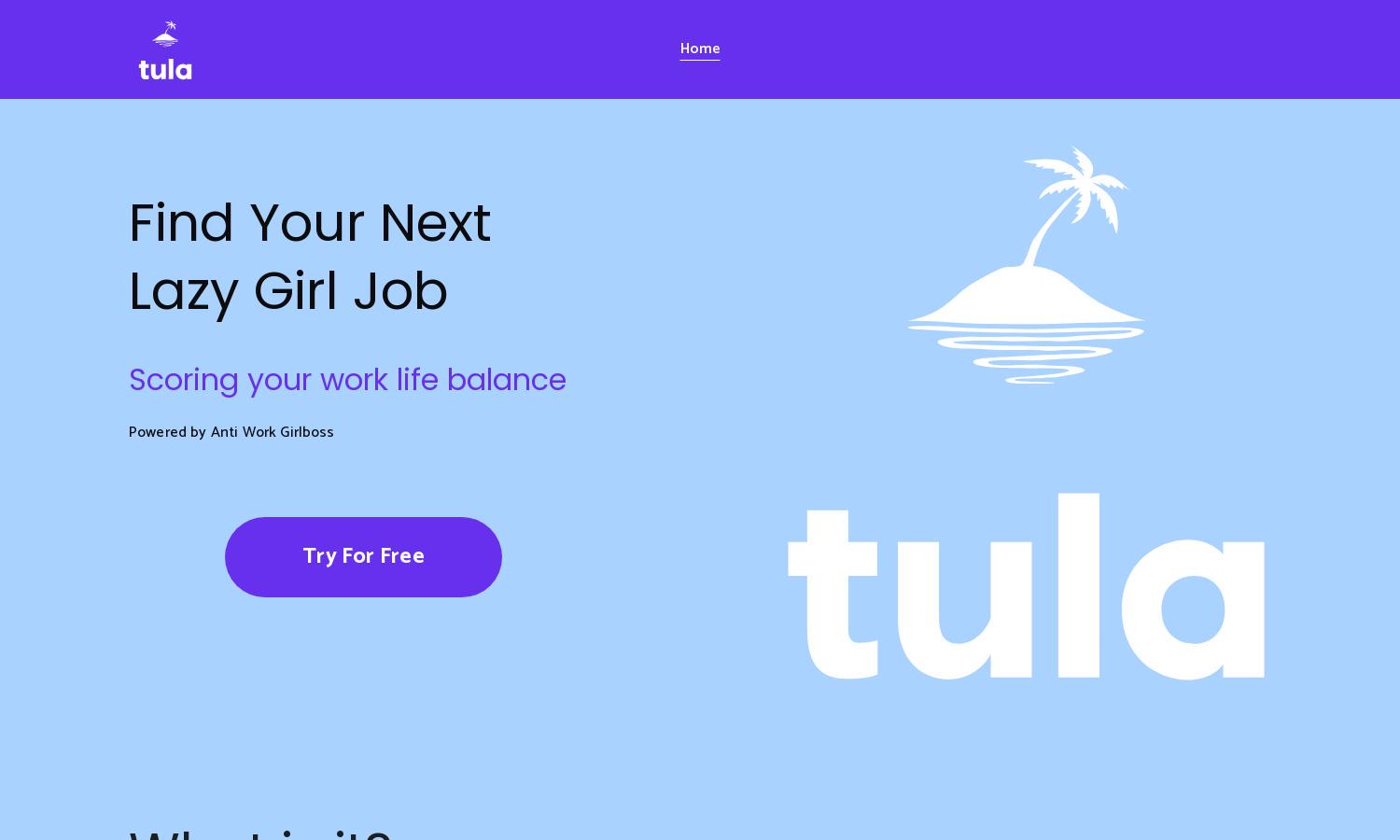 Tula Website