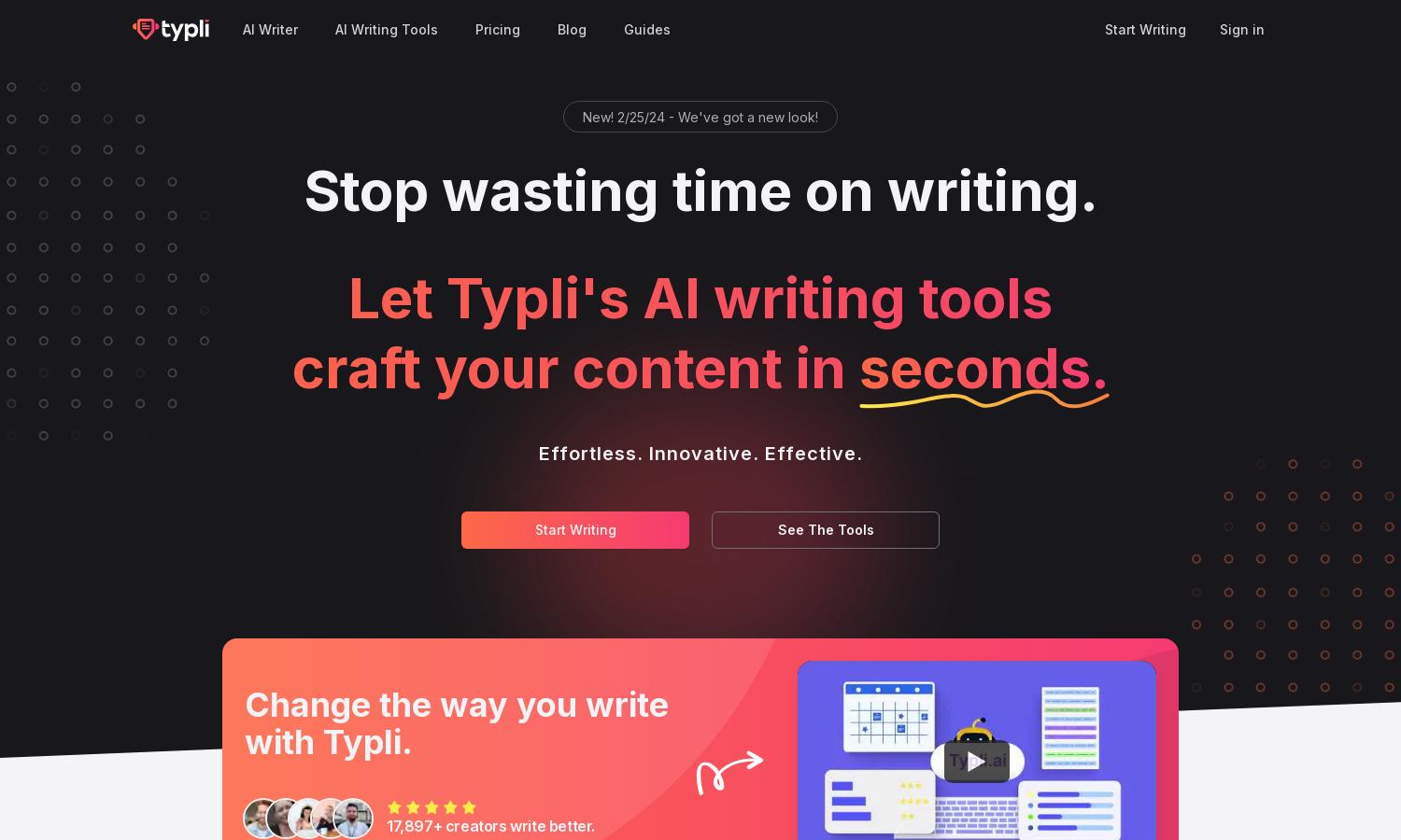 Typli.ai Website