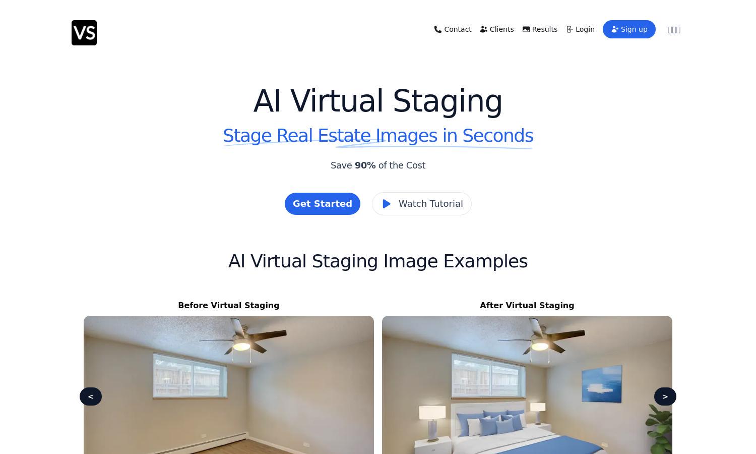 Virtual Staging Art Website