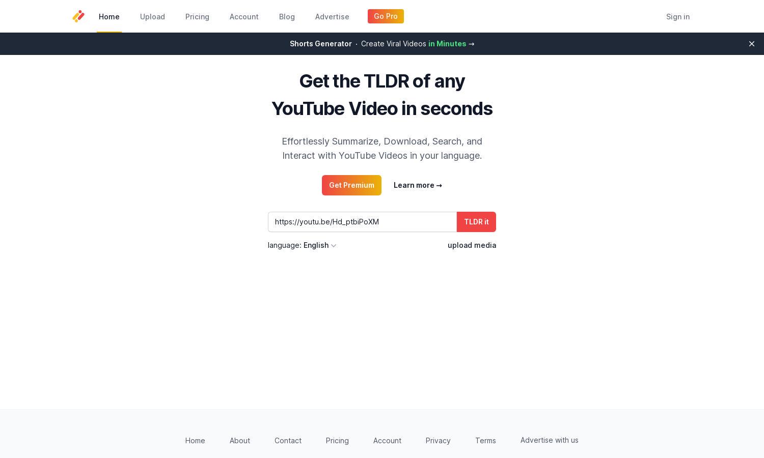 you-tldr Website